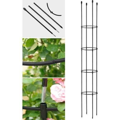 173cm Plant Support Frame Rose Trellis Durable Garden Plant Vine Climbing Rack Plastic Home Decor Adjustable Garden Plants Stand