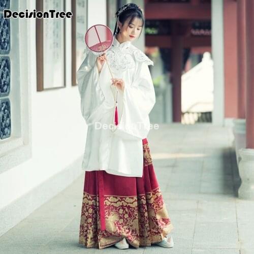 2021 oriental woman chinese traditional costumes hanfu retro dance performance clothes ancient ming women oriental costume
