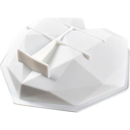 3D Chocolate Mold Cake Tin Silicone Heart Shaped Dessert Mold Cheesecake DIY Love Heart Shape Silicone Molds Mousse Dessert Cake