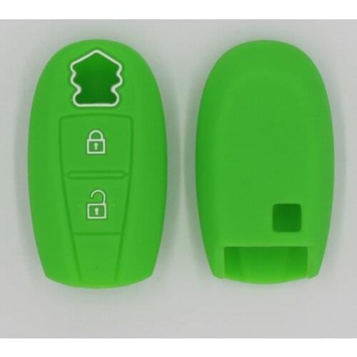 4PC Silicone Remote Key Case Cover Holder for Suzuki Wagon R Solio 2003 Moko Car Accessories Key Protect