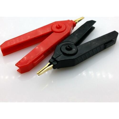 4pcs/lot Alligator Clip 4 Wire Type LCR Clip Kelvin Test Clip Opening 10mm