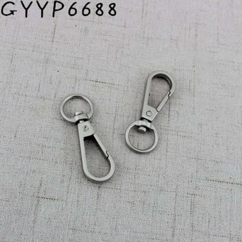 4pcs Pearl silver Trigger snap hooks for bag metal handbags leather bags handbags webbing strap Hardware Accessories