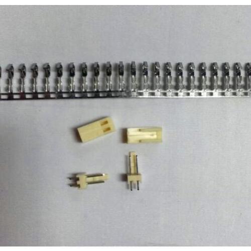 50 sets KF2510-2pin 2.54mm Pitch Terminal / Housing / Pin Header Connector Adaptor KF2510-2P Kits