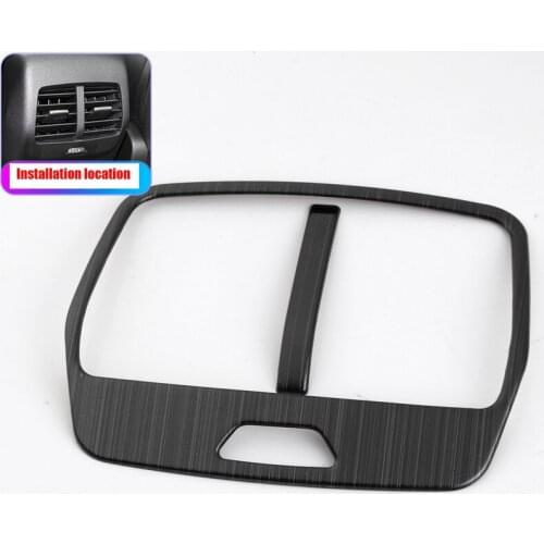 Car Accessories Rear Row AC Vent Frame Trim for Ford Focus 2019 2020 carstyling