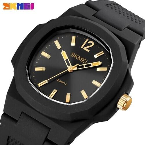 SKMEI Fashion Men Watches Women Easy Reading Simple Quartz Wristwatches 50M Waterproof Outdoor Sport Watch Relogio Masculino