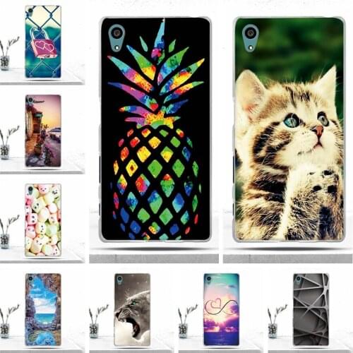 For Sony Xperia Z5 Case Luxury Painted Back Soft TPU Silicone Case for Sony Xperia Z5 E6003 E6633 E6653 E6683 Phone Cover Covers