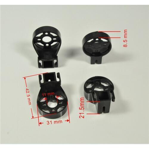2 Pieces /lot Black 12mm Motor Mount Holder For Multi-copter Quad Part