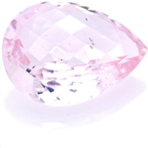 13,35ct Morganite Pear Cut Chessboard