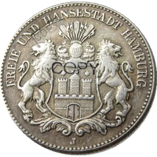 Germany 2 Mark (1891-1913) 11pcs Dates For Chose Silver Plated Copy Coins