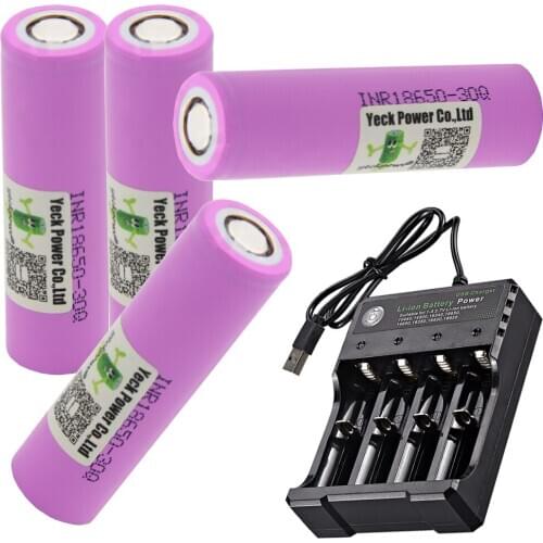 INR18650 30Q battery li-ion high drain 30A discharge rate 10C lithium batteries ion Russian Warehouse Fast Delivery