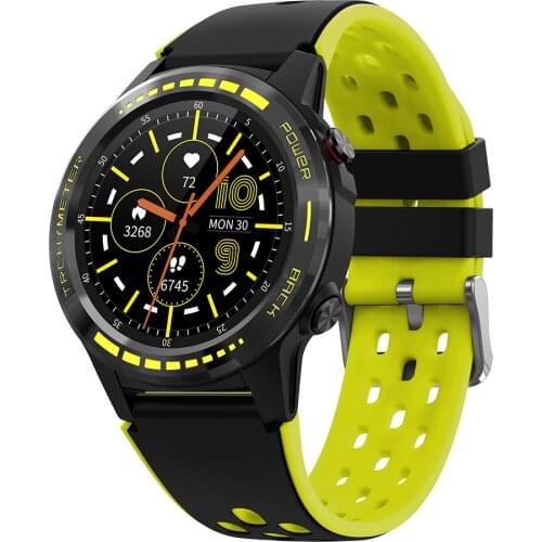 Round Full Touch Screen BT Call Heart Rate Monitor Blood Pressure M7 Smartwatch Compass Altitude GPS Tracker Smart Watch
