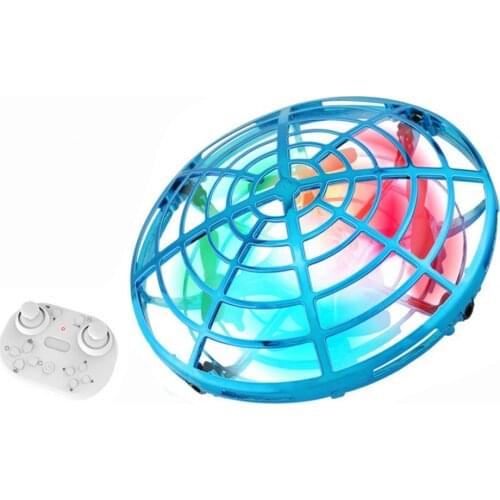 Flying Saucer LED 5-induction Helicopter Remote Control Quadcopter for Children Boy Birthday Gift