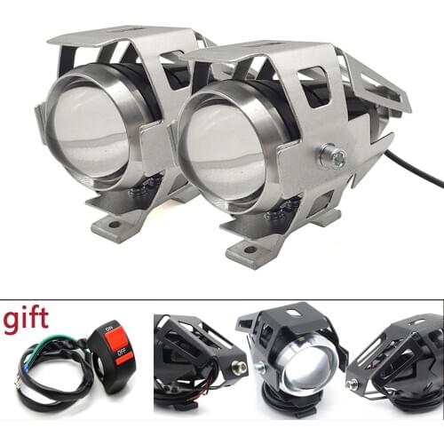 Newest Motorcycle Headlight U5 Led Spotlight Auxiliary Lamps For Suzuki GSF1200 GSF1250 GSF650 BANDIT GSXS750 GSXR600 GSXR750