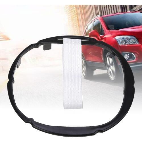 New Arrival 1pc Car Gear Gaiter Boot Cover Ring Frame Gear Shift Knob Stick Lever For Fiat 500 500c