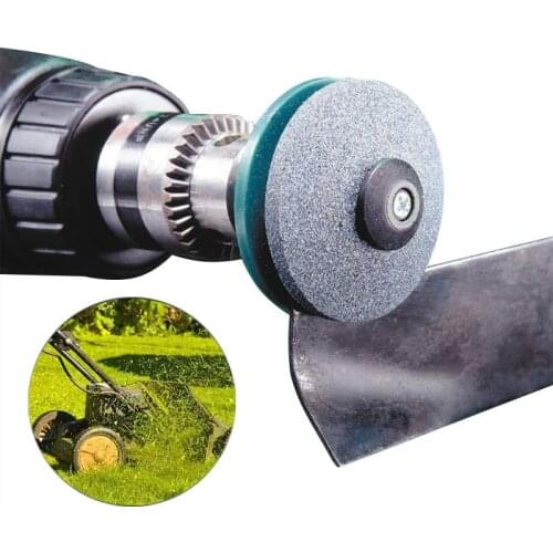 HOT Knife Sharpening Drill Lawnmower Blade Balancer Faster Blade Sharpener Grinding Garden Tools Rotary Garden Lawn Mower Parts