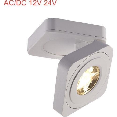 360 Degree Rotatable AC/DC 12V 24V Recessed Ceiling Downlight 10W 15W LED Ceiling Spot Light for Kitchen Living room Decor