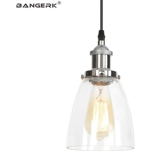 Industrial Vintage LED Pendant Lamp Loft Edison Bulb Retro Hanging Lights Glass Home Decor Lighting Droplight Lamparas De Pared