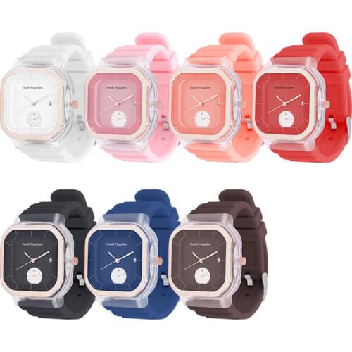 Transparent Quartz Watch Sports Watches Kids Children Watches For Girls Boys Square Women Watches Sports Electronic Watch