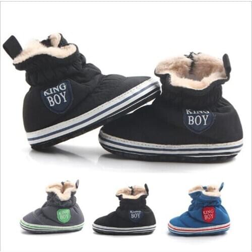 Super Warm Baby Shoes Soft Booties Infant Snow Boots Toddler Newborn Comfortable Crib Shoes Baby Cotton First Walkers