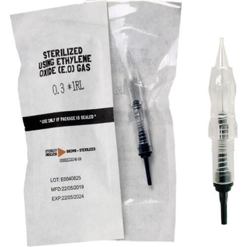 50PCS Tattoo Needles Permanent Makeup Cartridges For dermografo Machine Kit Eyebrow Needle for PMU Machine Black Pearl Machine