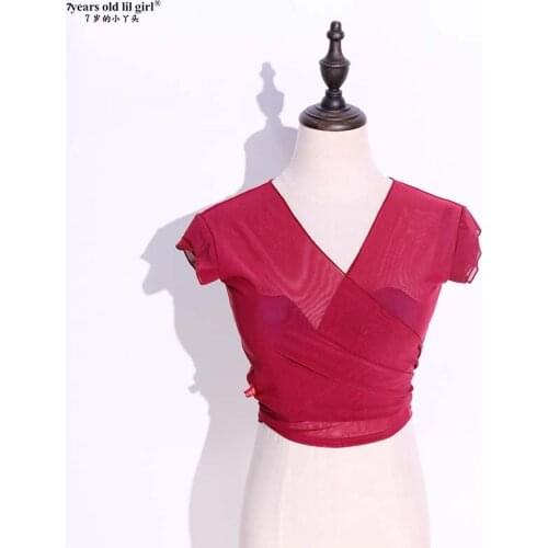 Belly Dance Top Transparent Thin Sleeveless Wrap CSS42