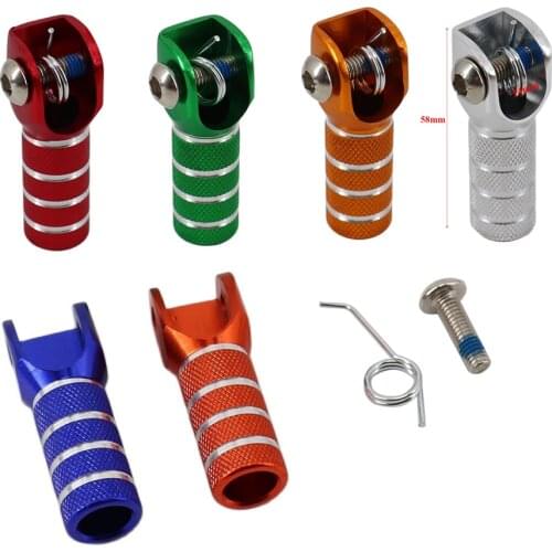 Billet Gear Shifter Shift Lever Tip Replacement For SX SXF EXC EXCF XCW XCF SMR CRF YZF WRF KXF KLX RMZ MX Enduro With spring
