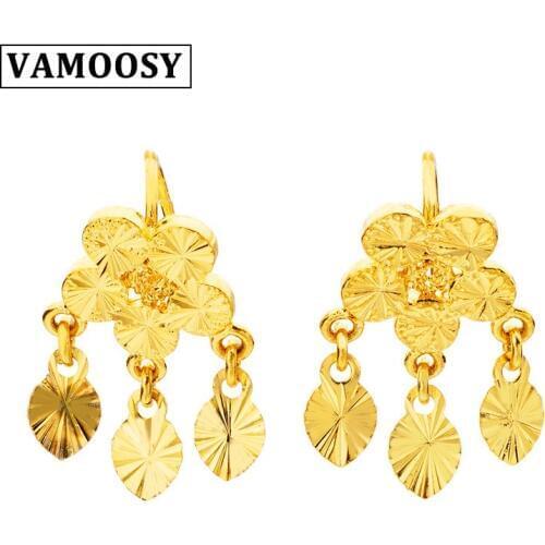 VAMOOSY Boho Indian Ethnic Fringe Earrings For Women 2018 vintage Long Tassel Earrings Hanging Drop Statement Earing jewelry