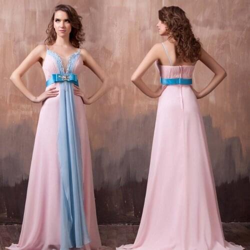 Free shipping Long sweetheart colorful Prom Dresses 2021 chiffon Formal Evening Party Gown Sukienki Koktajlowe Vestido De Gala