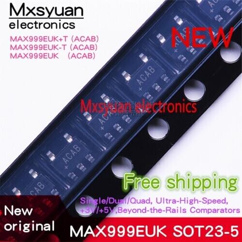 10pcs~100pcs MAX999EUK MAX999EUK+T ACAB SOT23-5 New original In stock