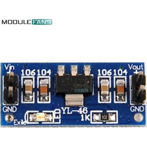 10PCS 6-12V turn to 5V DC-DC AMS1117 Step Down Power Supply Module For Arduino Raspberry pi PCB Board AMS1117-5V