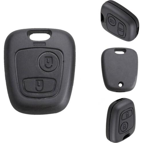 2 Buttons Remote Key Car Key Fob Case Replacement Shell Cover Secure Stable For Peugeot 307 107 207 407 without Blade#281140