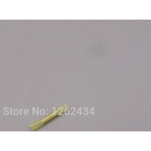 BHT0.5 Heat Shrinkable Butt Connecter Crimping terminal 0.3-0.5mm2 , 20-22 AWG Wire