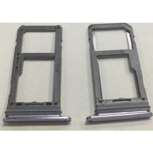 50Pcs Single Sim Card Micro SD Card Tray Slot Holder For Samsung Galaxy S8 G950 S8 Plus G955 Black Purple Silver Replacement
