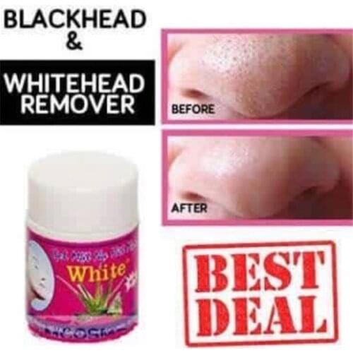 Gel Hut Mun White Blackhead Cream Nose Black Dots Mask Black Remover Cream Pore Shrink Serum White head Remover Peel Off Mask