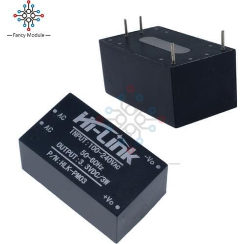 HLK-PM03 AC-DC 220V to 3.3V Step Down Buck Isolated Power Supply Module Power Boots Converter