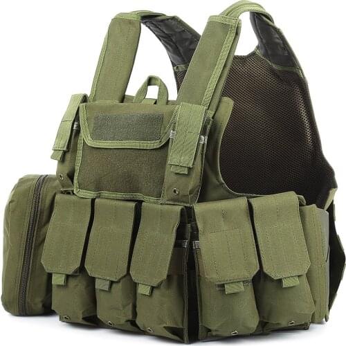 Camouflage hunting military tactical vest amphibious combat air gun Molle bullet assault plate vest safety vest
