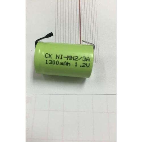 Power type high capacity Ni MH battery 2/3A1300mAh 1.2V toy car special battery Rechargeable Li-ion Cell