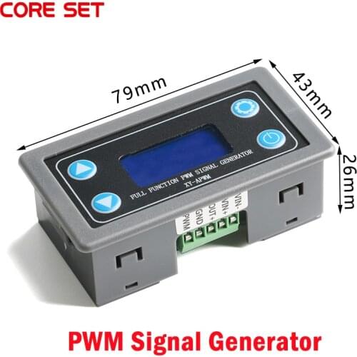 Full-Function PWM Pulse Frequency Duty Cycle Adjustable Module Square Wave Rectangular Wave Signal Generator