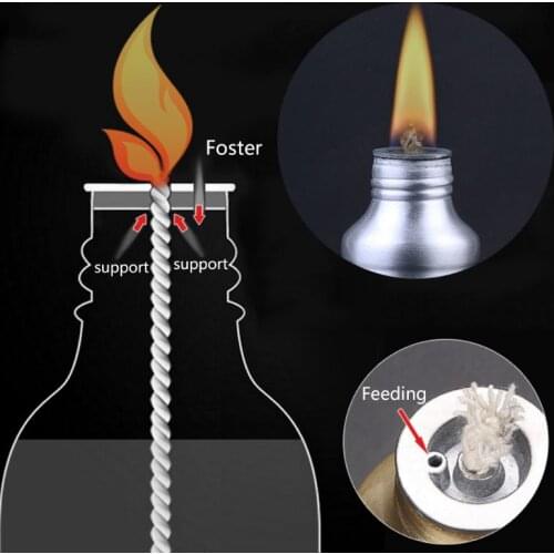Portable Mini 50ml Aluminum Alloy Alcohol Burner Lamp Chemistry Lab Equipment