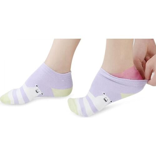 Silicone Invisible Height Lift Heel Pad Sock Liners Increase Height 2-3cm