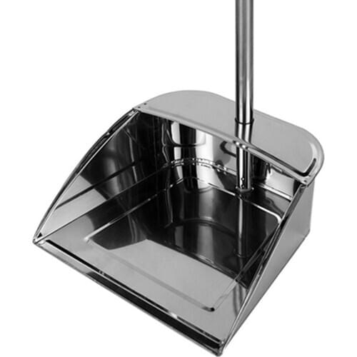 Folding Broom Dustpan 1 Set Household Cleaning Tools Stainless Steel Dustpans Floor Cleaning Tools Dust Broom With Squeegee