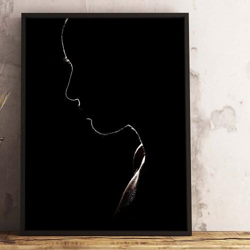 Cuadros Salon Modern Black and White Line Art Canvas Painting Abstract Poster Print Wall Pictures for Living Room Decor For Home