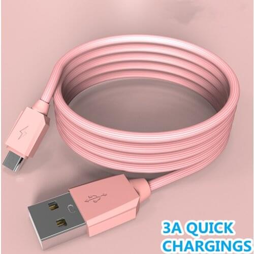 USB Type C Cable For Huawei P40 3A Fast Charging USB C Charger Date Wire For Xiaomi Redmi Note 8 Micro USB Cable 1M For Samsung