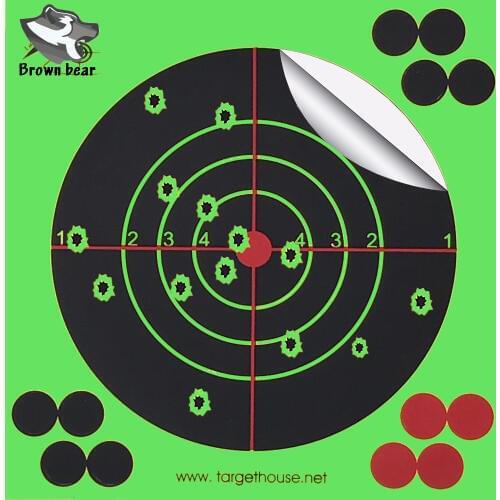 10 PCS 14*14cm Shooting Target Adhesive Target Stickers For outdoor Hunting