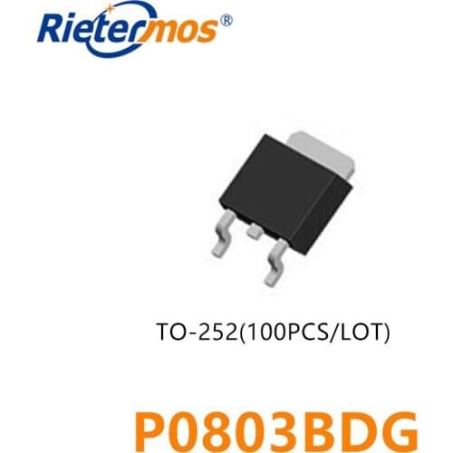 100PCS 30V P0803BDG P0803B 0803B 0803 TO252 N-CHANNEL HIGH QUALITY