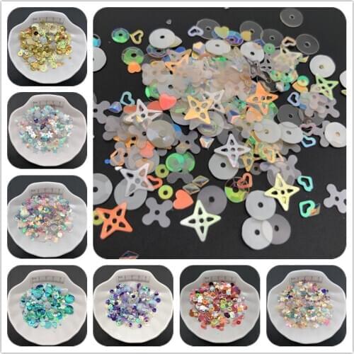 30g NIce Cute Colourful Series Loose Sequin Paillette Crafts Sewing,Women/Kids Garment DIY Accessories