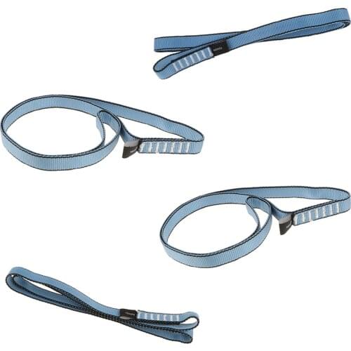 4pcs Webbing Sling Strap Cord For Rock Climbing Tree Aborist Rigging