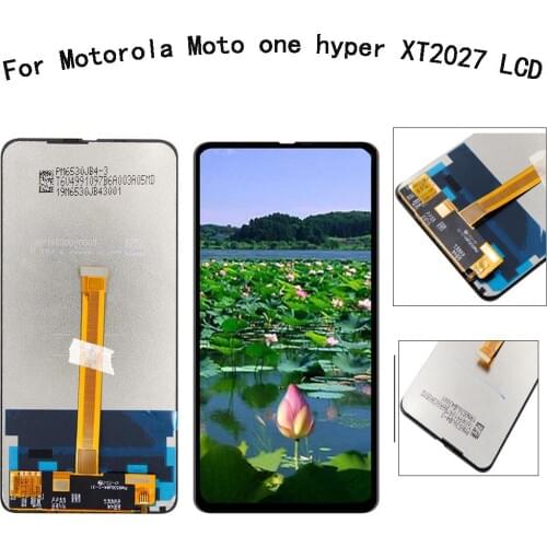 6.5" AAA Quality Screen For Motorola Moto one hyper XT2027 LCD Display With Touch Screen Digitizer Assembly Replacement Parts