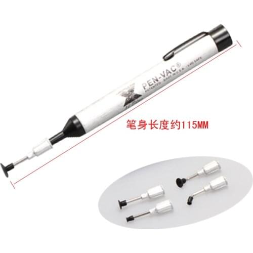 Anti-static Vacuum Suction Pen Sucker Vacuum Suction Pen V8920E-LMS-ESD with 6 Pieces Sucker