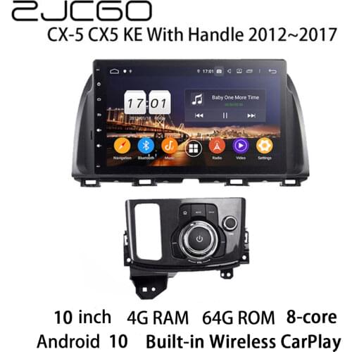 Car Multimedia Player Stereo GPS DVD Radio Navigation Android Screen for Mazda CX-5 CX5 KE With Handle 2012~2017